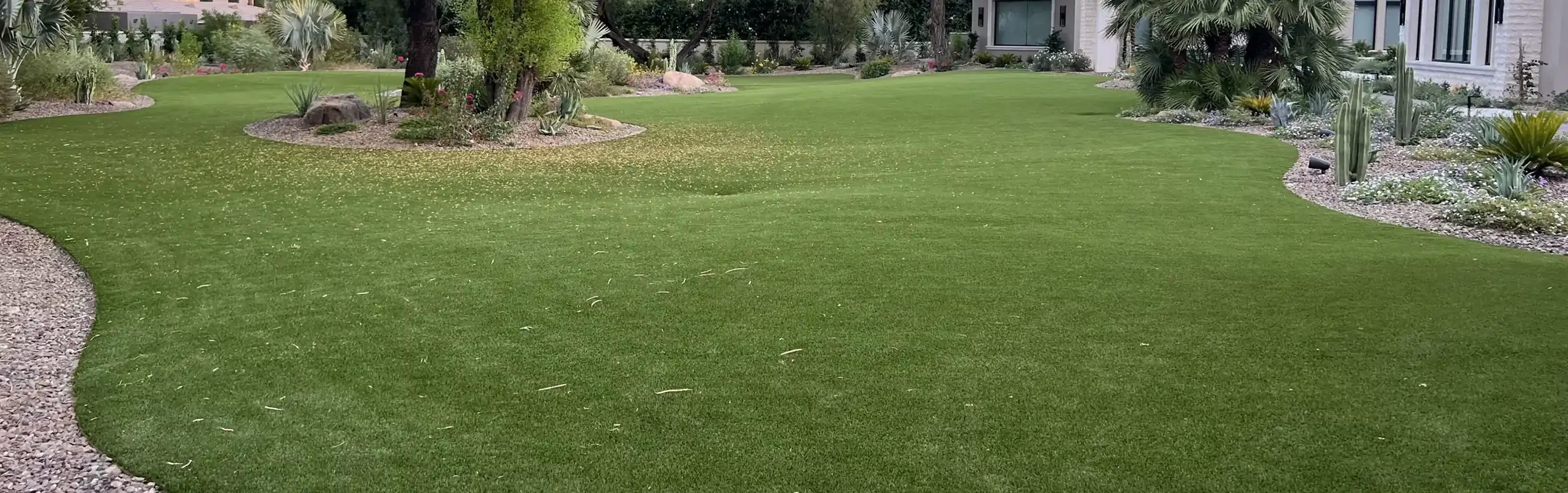 Turf installation project in Rosenberg, TX