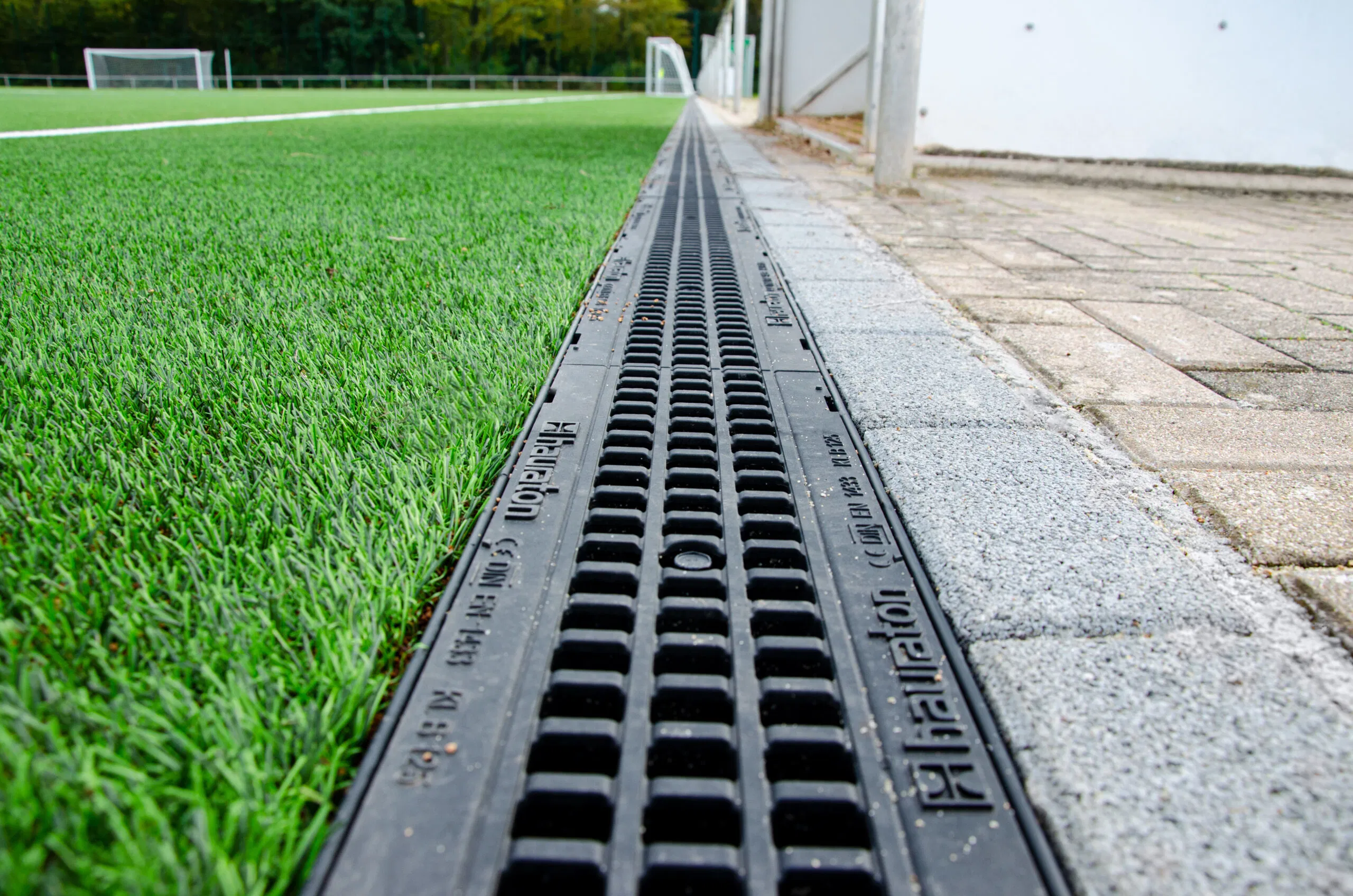 Turf drainage and base preparation